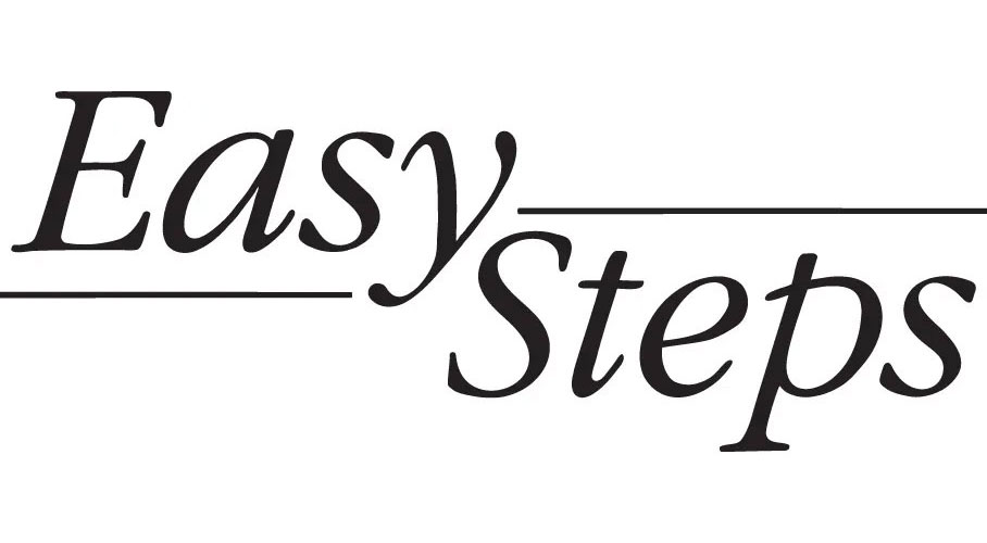 Text reading "Easy Steps"