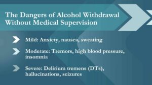 Unsupervised Drug and Alcohol Detox can de dangerous