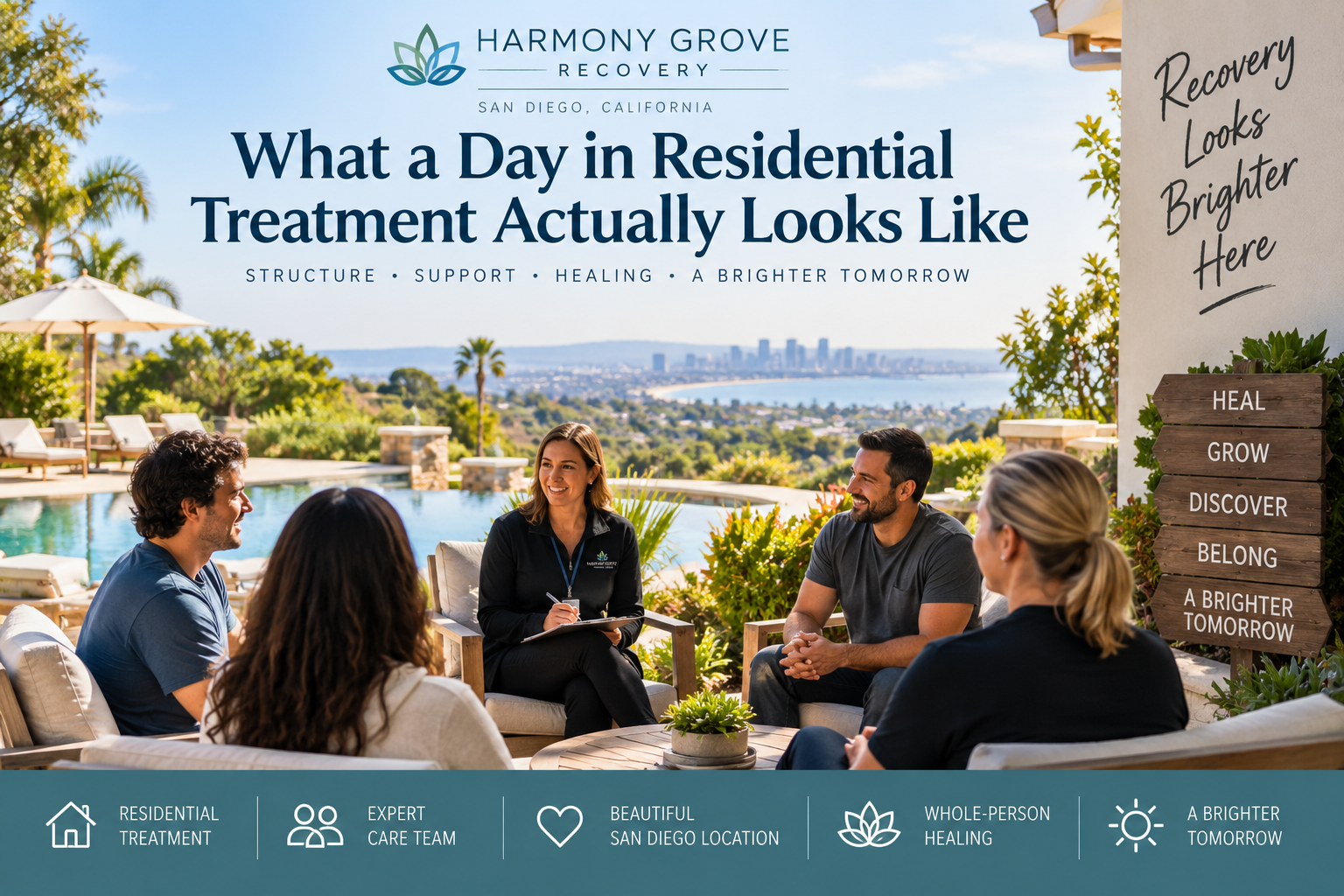 A Day in Residential Inpatient Drug Rehab San Diego 